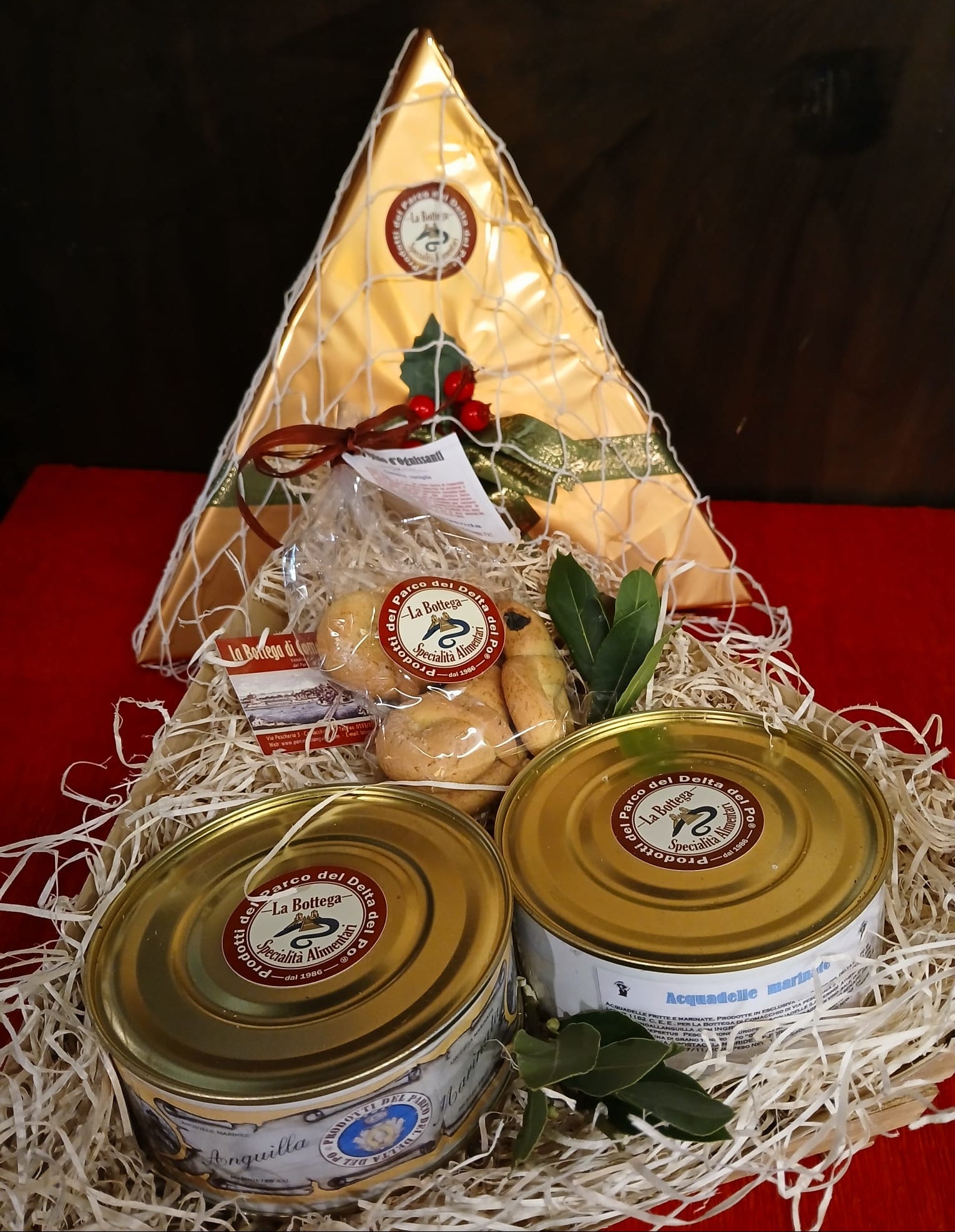 anguilla marinata, acquadelle marinate, topino d'ognissanti