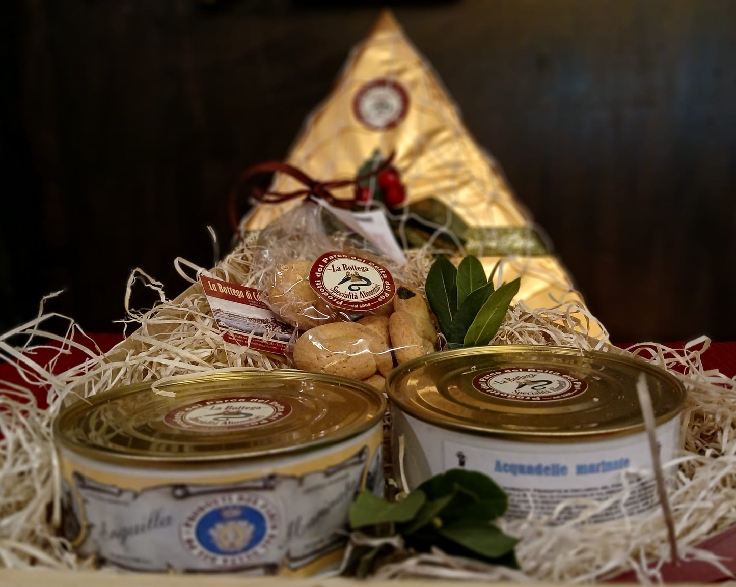 anguilla marinata, acquadelle marinate, topino d'ognissanti